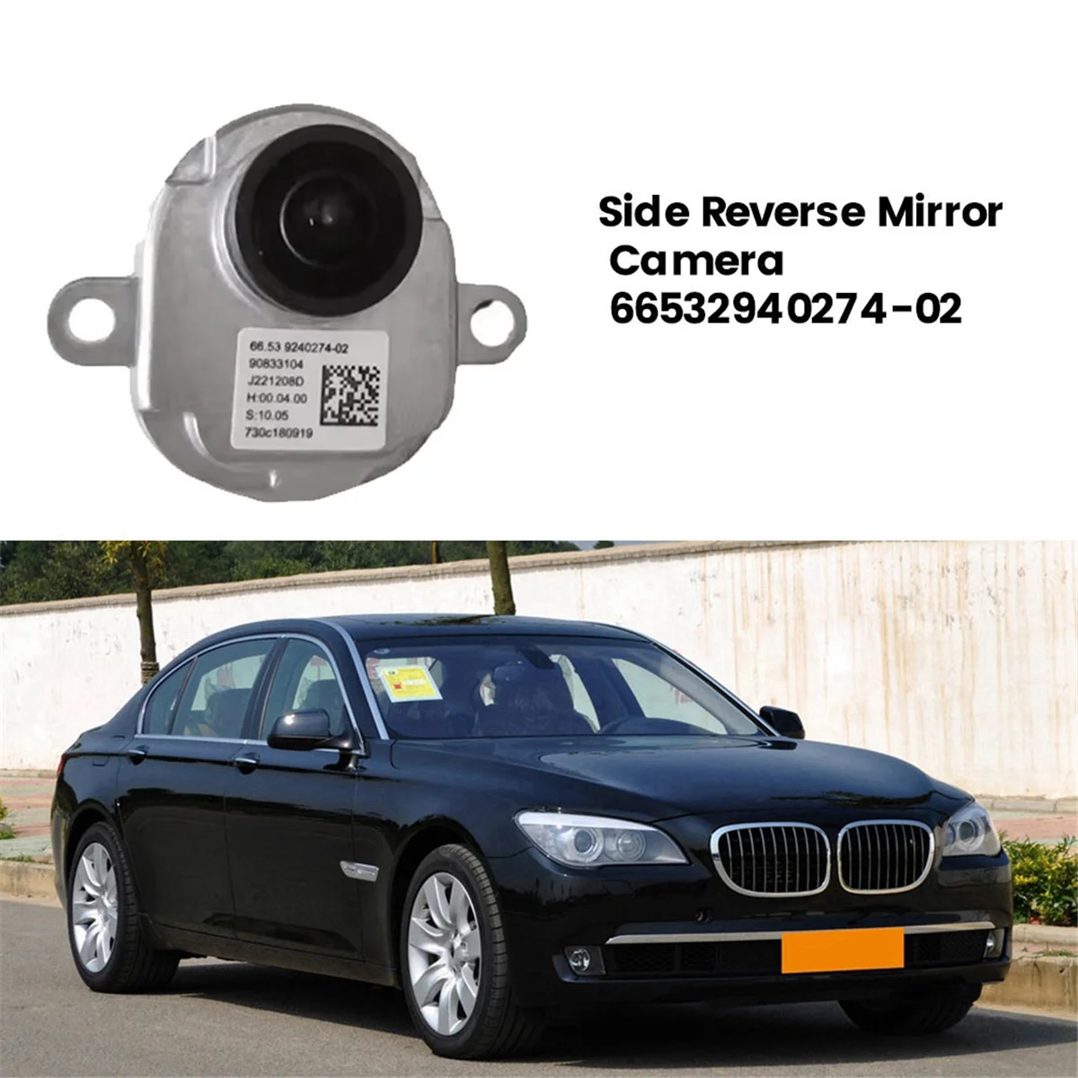 Правая камера с боковым видом 66532940274 -02 для BMW X5 E70 X6 E71 F01 F02 F06 F07 F10 F11 F12 2010-2019 заднего