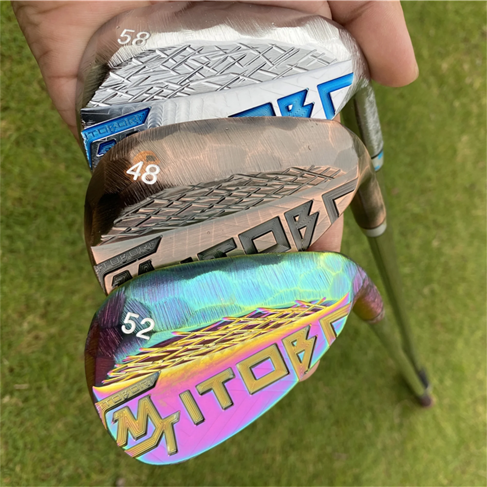 

ITOBORI MTG Golf Wedges Black or Silver 48/50/52/54/56/58/60 Degree Club Silver Steel Shaft