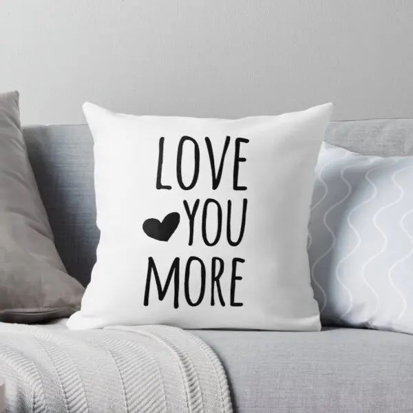

Декоративный чехол для подушки Love You, с принтом