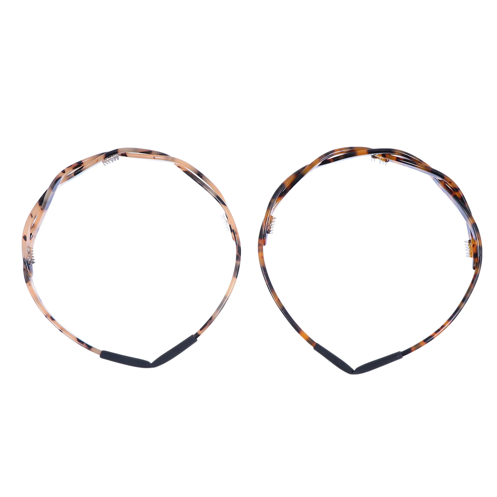 

Acetate Hair Accessories Headband Tortoiseshell Hoop Non-slip Teeth Girls Simple Makeup