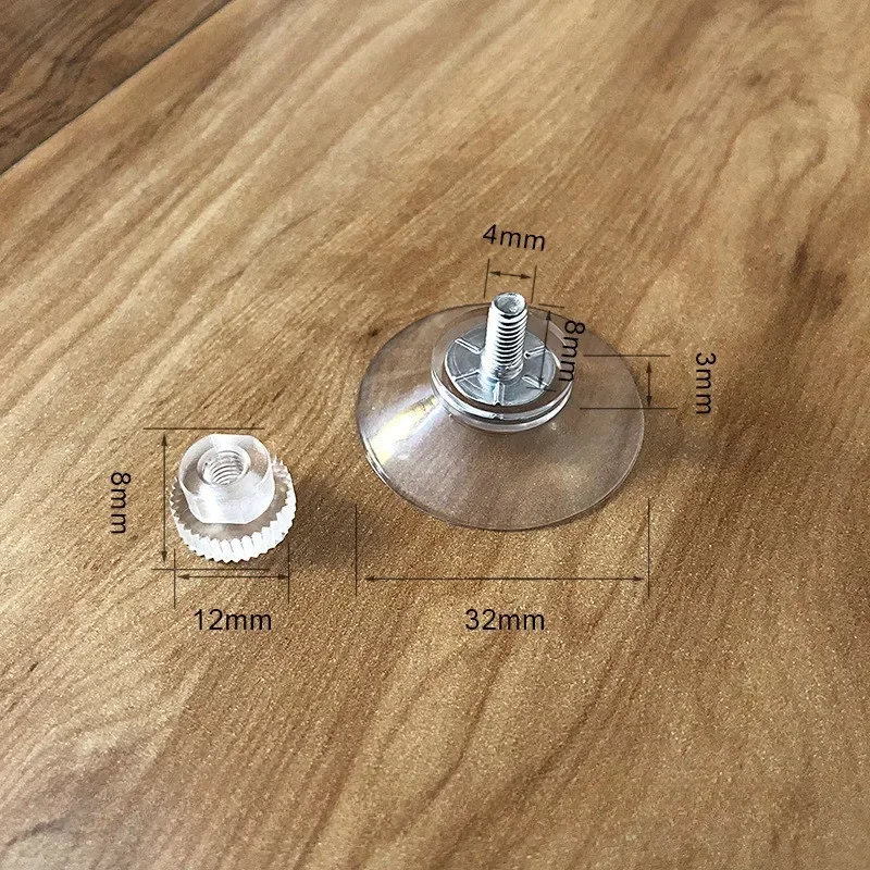 

Присоски с винтом 25/32/41/53 мм, ПВХ