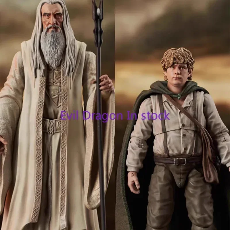 В наличии Lord of The Rings Saruman Samwise Gamgee 7-дюймовая экшн-фигурка игрушка коллекционный