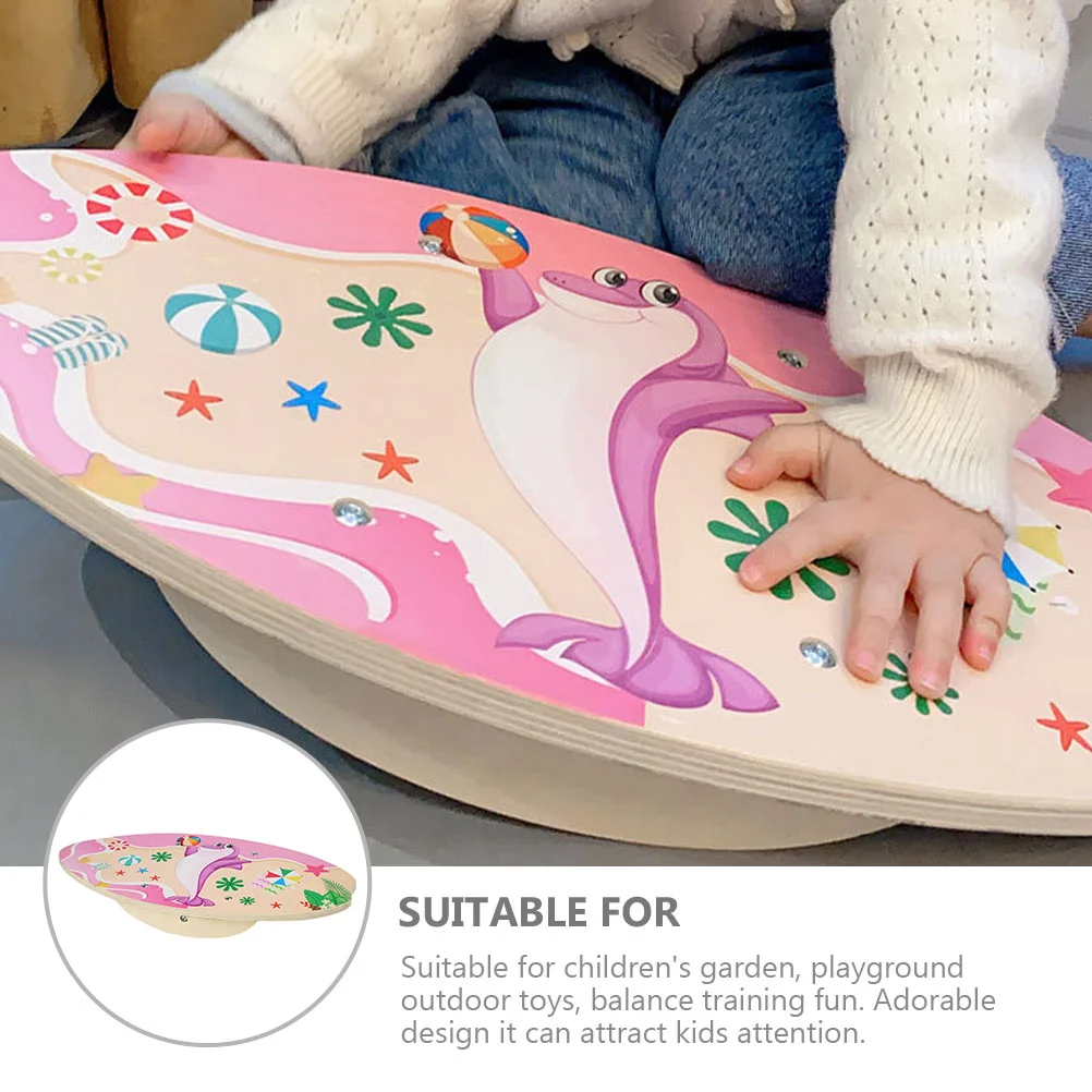 Детская игровая балансировочная доска детские качели деревянная бытовая