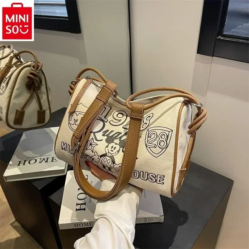 MINISO модная наволочка с изображением Диснея Микки Женская Высококачественная