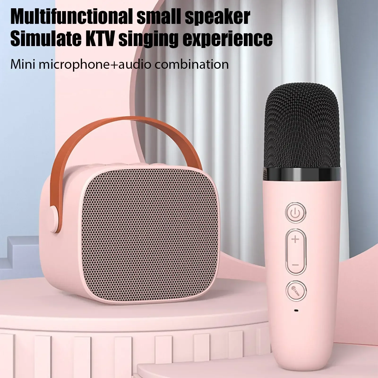 K1 семейный караоке Bluetooth-динамик профессиональный беспроводной микрофон детский
