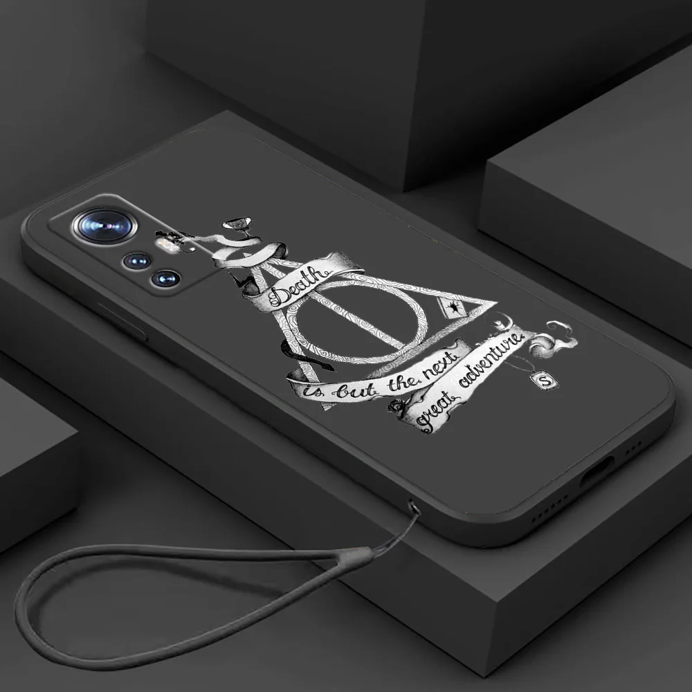 

Harrys Anime Academy of Magic Potterr Phone Case For Xiaomi Mi 12T 12S 12 11T 11 10T 10S 10 9 Ultra Lite Pro Liquid Rope Cover