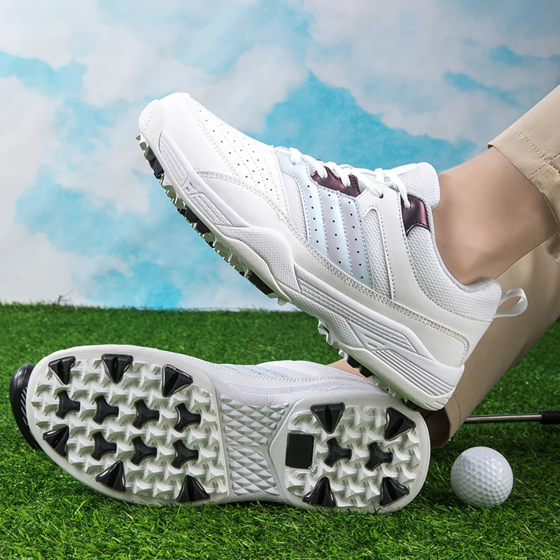 New Couple Golf Shoes Men's Professional Comfortable Golf Shoes Men's High-quality Sports Shoes Non Slip Walking Shoes Women