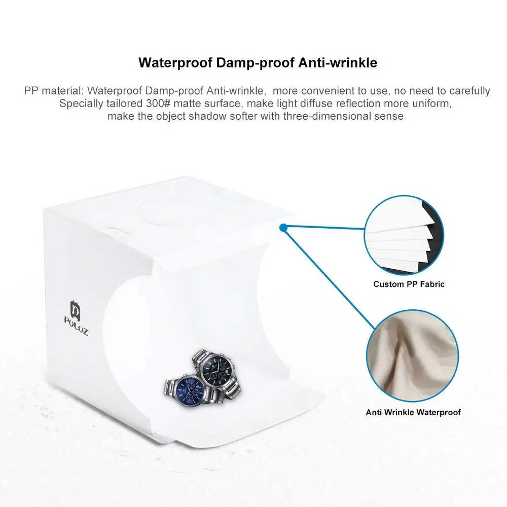 20 см LED Light Box ing Cube для фотографии Photo Studio + 6 фонов | Электроника