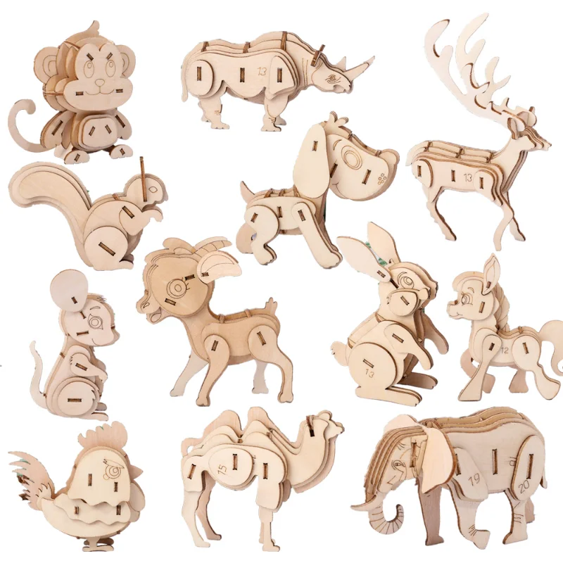 S Wooden 3d Puzzle Building Diy Steam Learning For Adults Ed