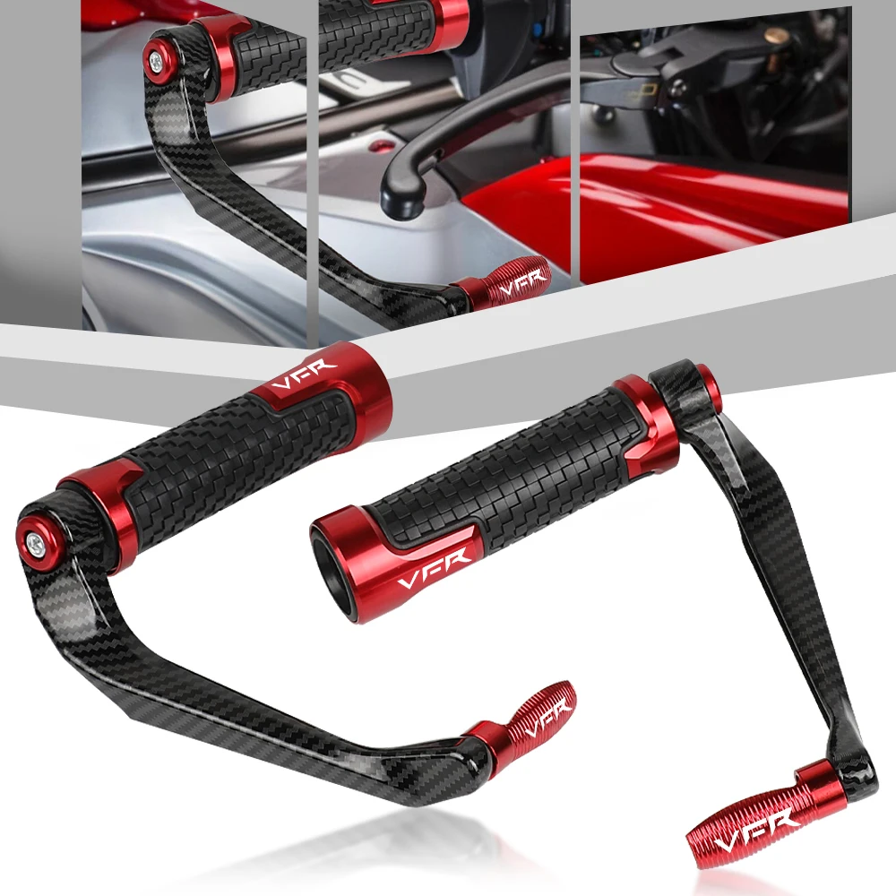 

For Honda VFR400 NC30/VFR750/VFR800/F/Fi/W1 Motorcycle Universal Anti-Skid Handle Grips & Brake Clutch Levers Guard Protection