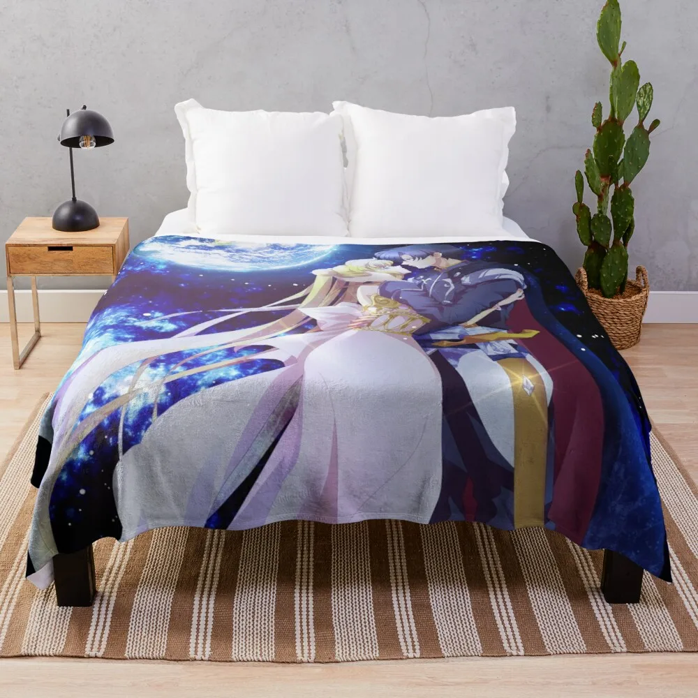 

Princess Serenity And Tuxedo Mask Kawaii Plain Cover Blanket Fur Luxury Hypebeast Decor Baphomet Throw Blankets