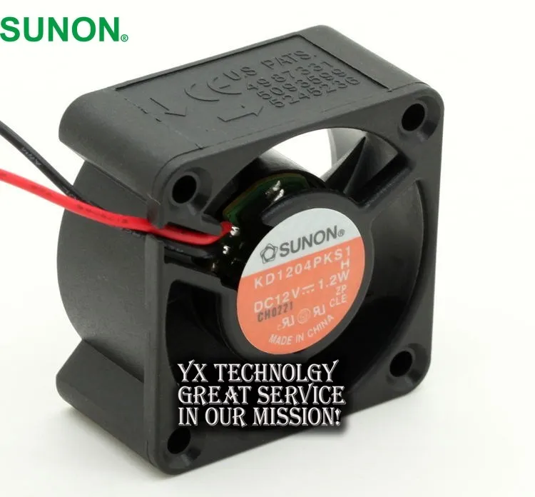 Новый и KD1204PKS1 12 В 1,2 Вт 4 см 40 мм 4020 2-линейный бесшумный охлаждающий вентилятор 40*40*20 мм для SUNON