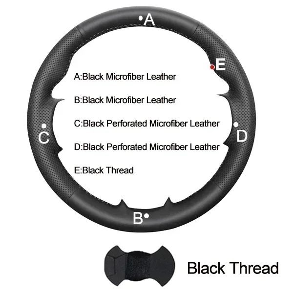 Оплетка рулевого колеса для Suzuki ignis 2016-2021 2022 2023 2024, бежевая, темно-серая, из микрофибры