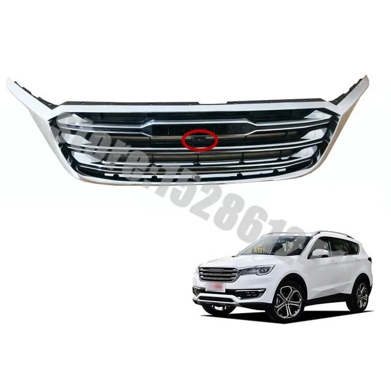 

high quality ABS chrome front grille Refit around trim trim grills Racing for Chery JETOUR x70 2022 2023 Car Styling