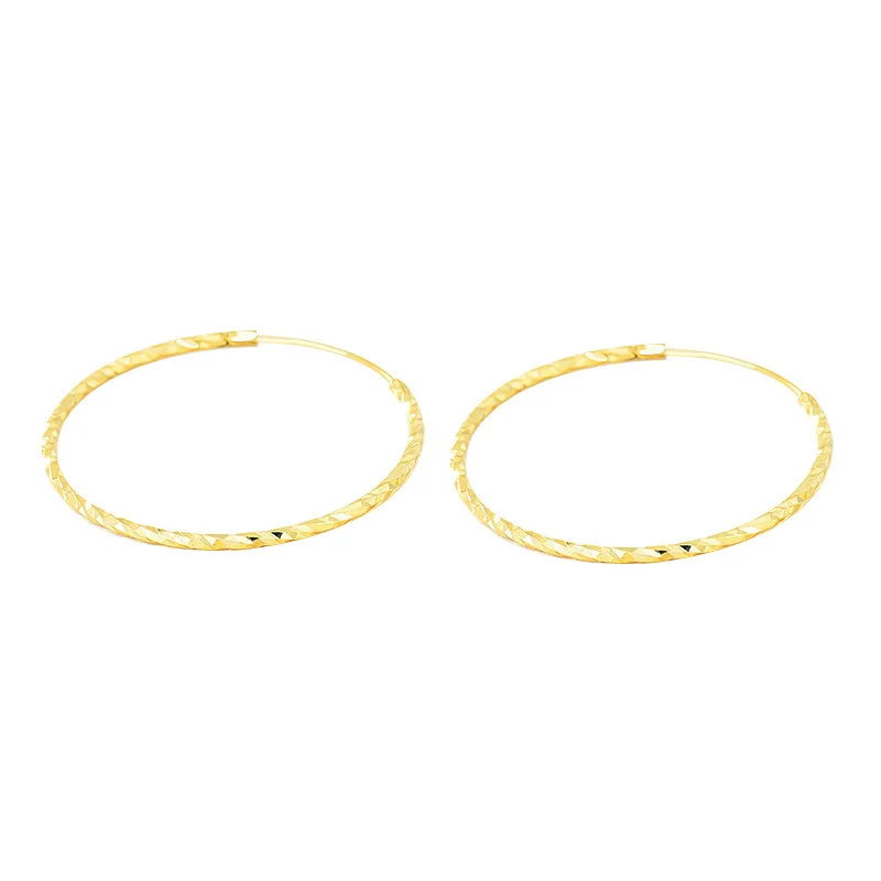 Женские серьги-кольца из серебра 925 пробы