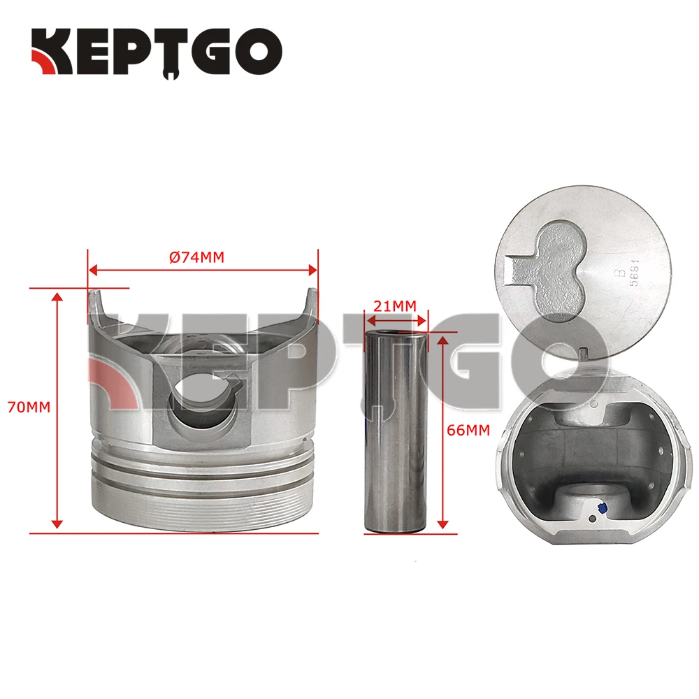 Комплект для восстановления двигателя 3KC 3KC1 поршневого кольца Isuzu прокладок