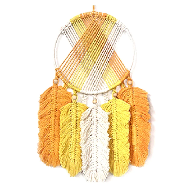 

Цветная искусственная круглая современная простая настенная хлопковая веревка ручной работы настенное украшение для гостиной простой в использовании