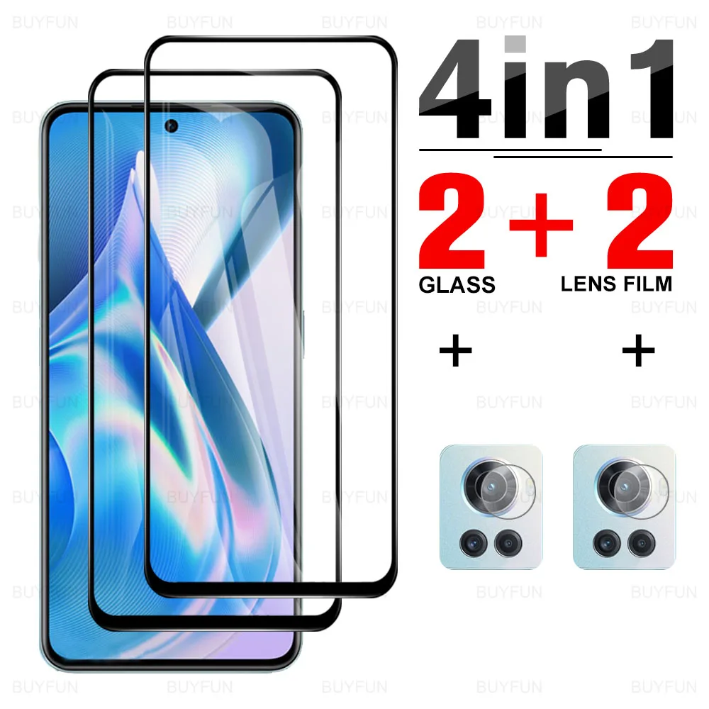 

4 в 1 переднее закаленное стекло для OnePlus Ace 6,7 дюймов безопасная защита экрана для OnePlus 10 R R10 One Plus Onepkus 1 + 10R пленка для объектива