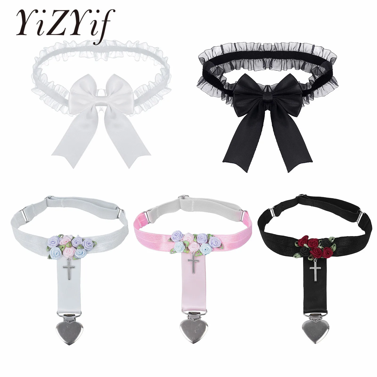 

Sexy Elastic Lace Garter Belt Women Girl Lace Floral Bowknot Wedding Party Bridal Lingerie Cosplay Leg Garter Belt Suspender