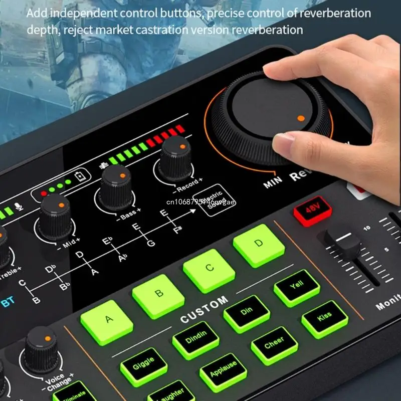 Профессиональная живая звуковая карта высококачественная записывающая плата