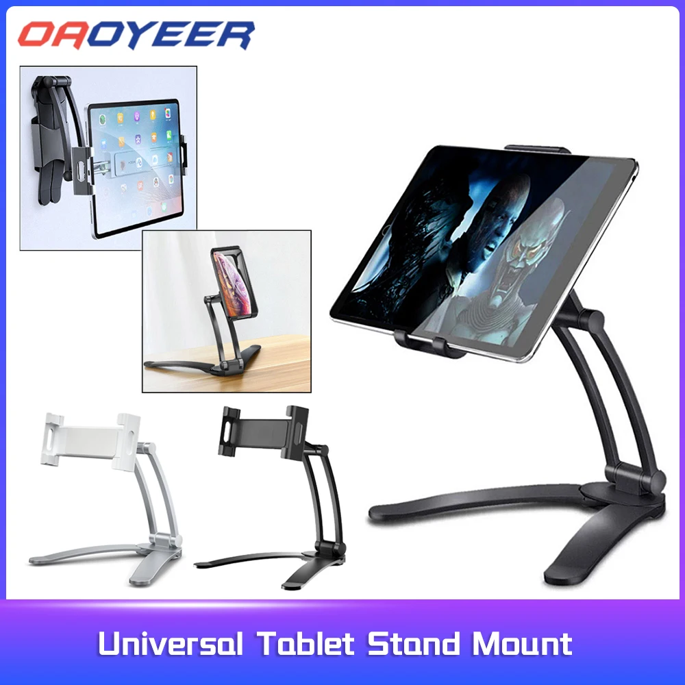 

Oaoyeer Universal Tablet Stand Wall Desk Tablet Mount Stand Metal Bracket Smartphone Support Tablet Holder For Phone iPad Stand