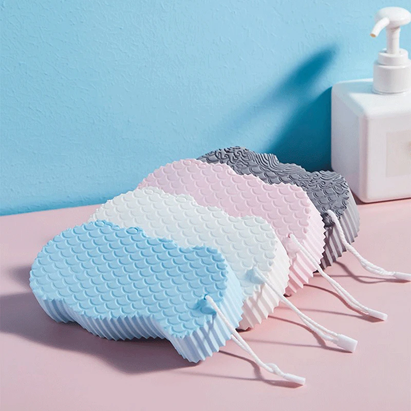 

Отшелушивающая губка для ванной комнаты, спа-скраб, отшелушивающая губка для тела, душа, омертвевшая кожа, спонж для удаления косметики для ...