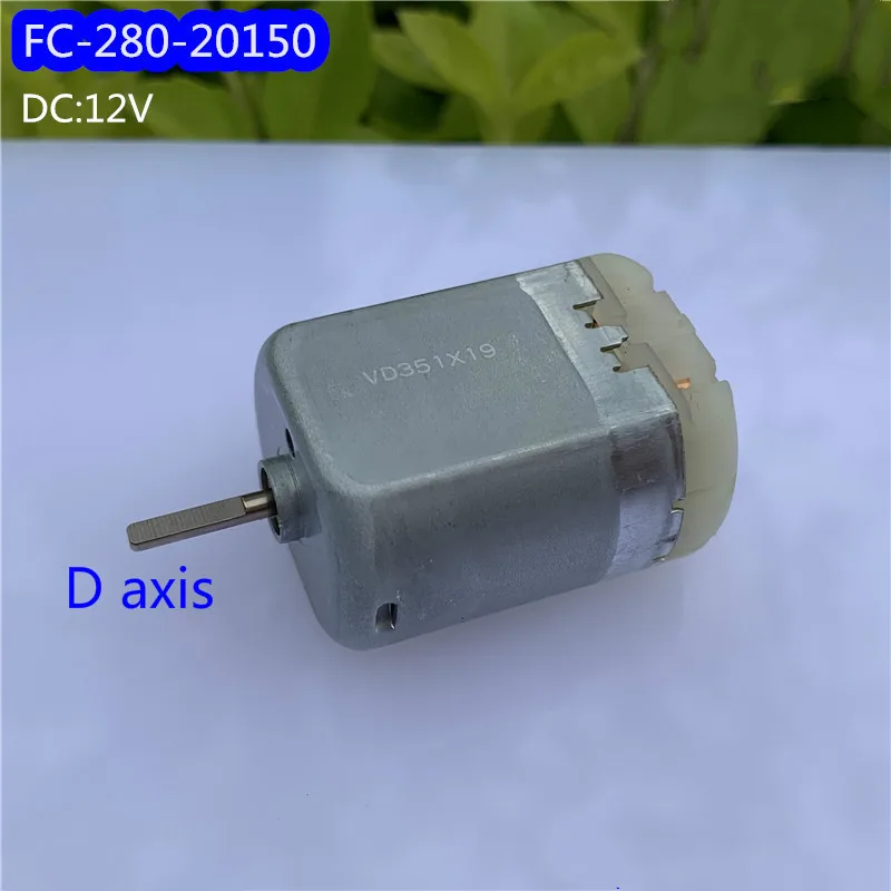 

2pcs/lot 10mm Flat Shaft Central Door Lock Actuator Motor FLAT SHAFT D Axis Power Locking Repair Engine For Toyota Honda Hyundai