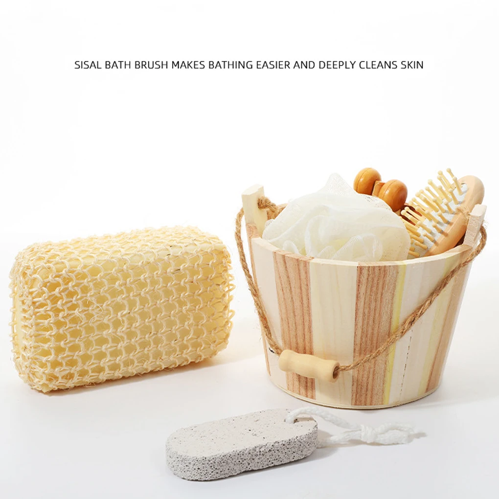 

5pcs Bath Set Pumice Stone Massage Towel Scrub Clothing Washing Tools