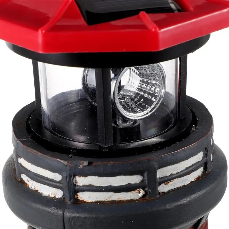 Статуя маяка на солнечной энергии украшение для сада водонепроницаемая фигурка