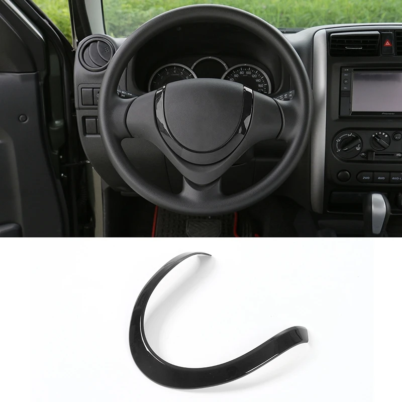 

For Suzuki Jimny 2015-2017 Car Steering Wheel U-Shape Button Frame Decorative Cover Trim Car Styling