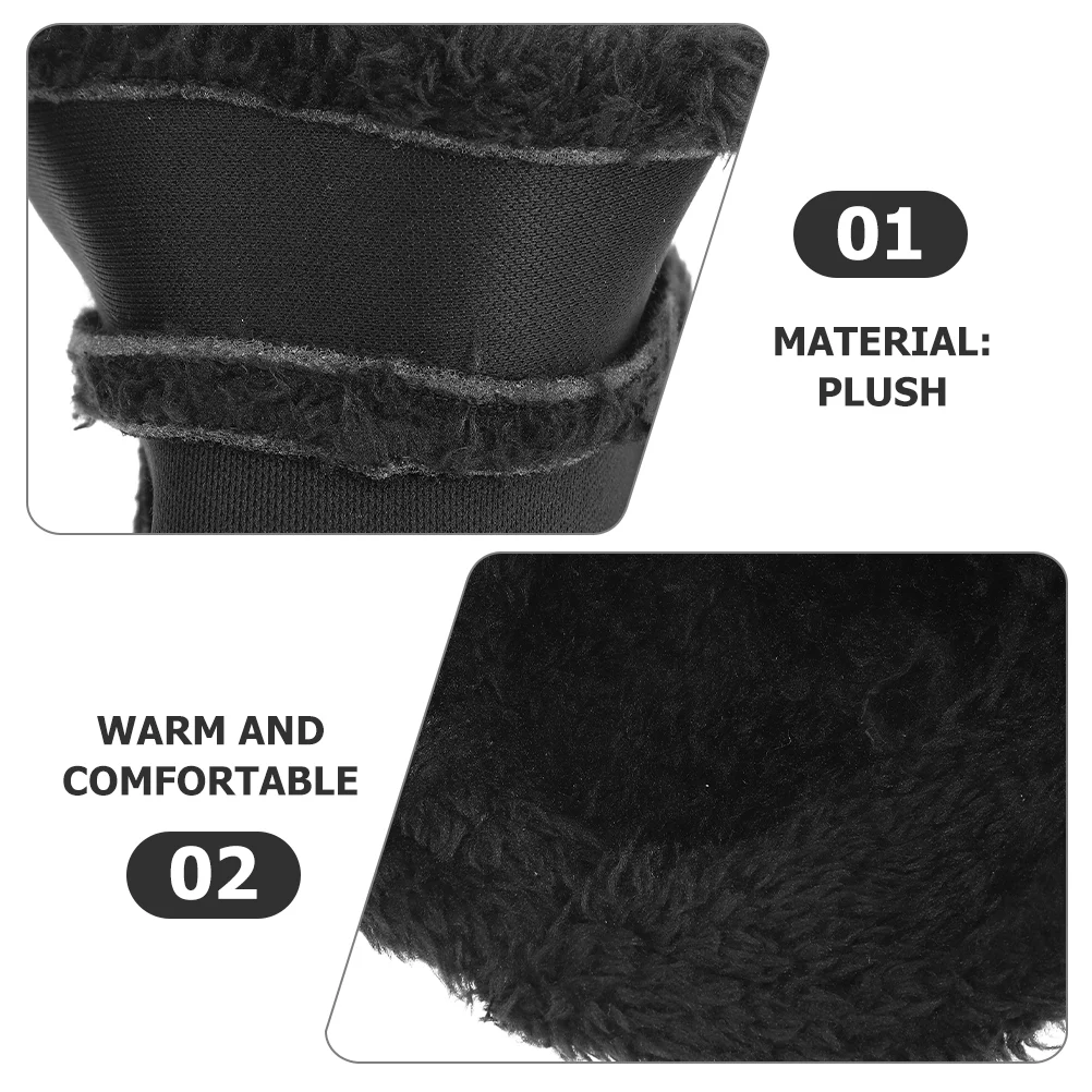 

Detachable Shoe Inserts Winter Fuzzy Plush Insoles Hole Shoes Warm Fluffy Covers