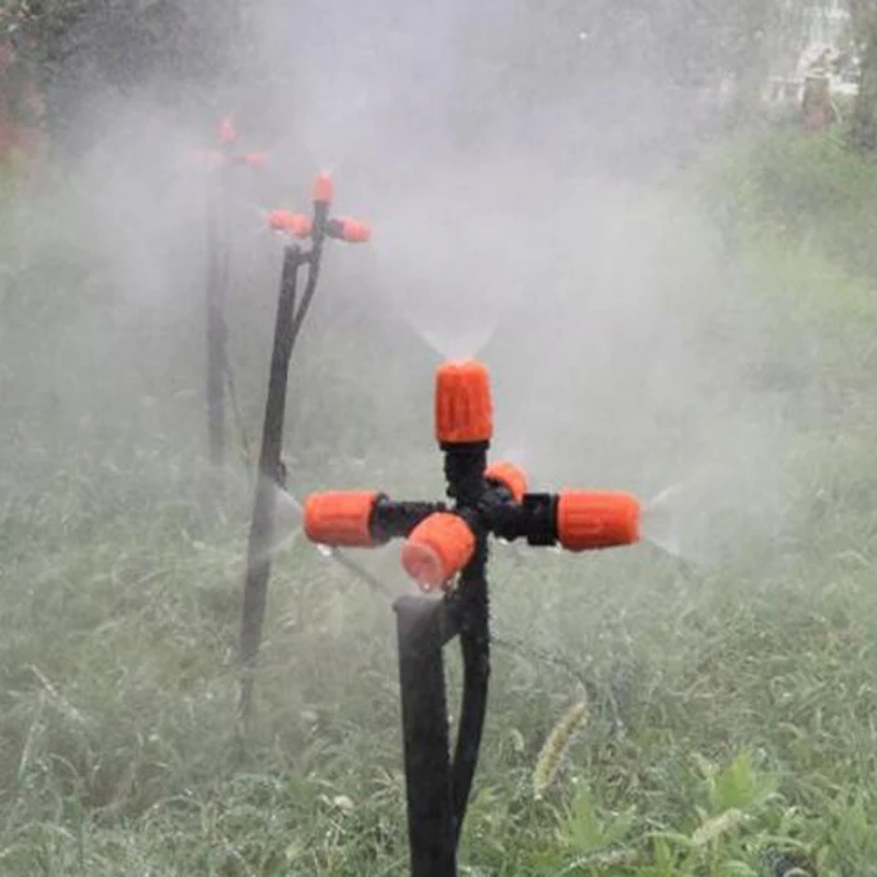 Garden Sprinklers Automatic Watering Grass Lawn 360 Degree Circle Rotating Water Sprinkler 5 Nozzles Garden Pipe Hose