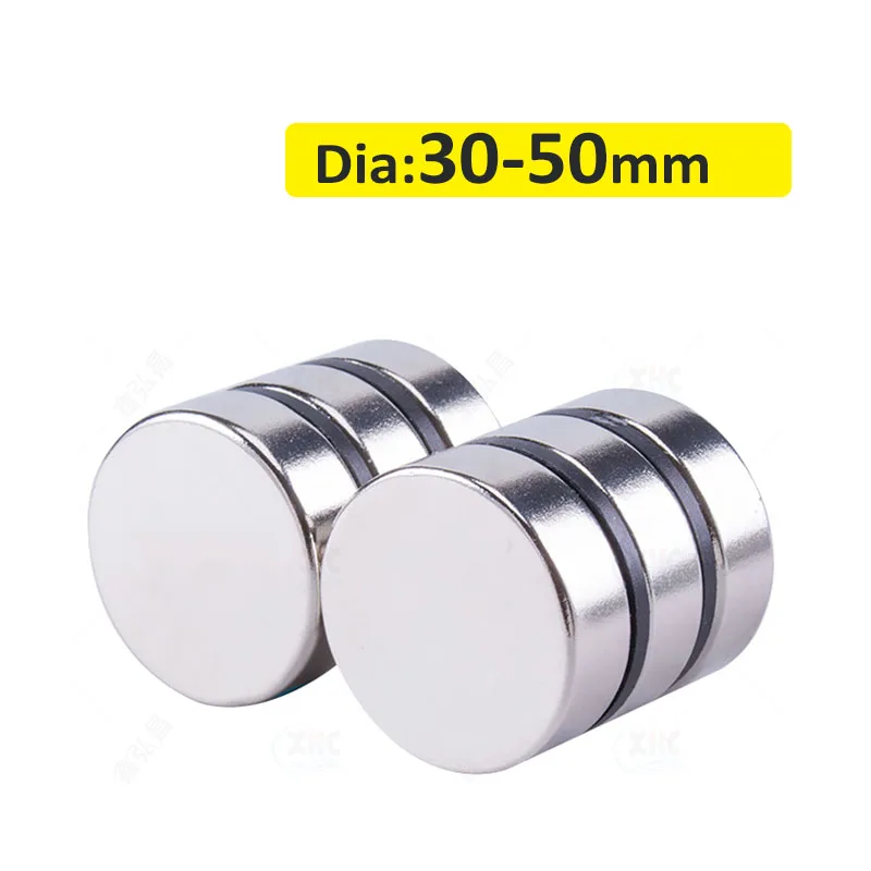 

1Pcs Dia 30/40/50mm N35 Round Magnet 30x5 30x10 30x30mm Super Strong Powerful Neodymium Magnet Permanent NdFeB Magnets