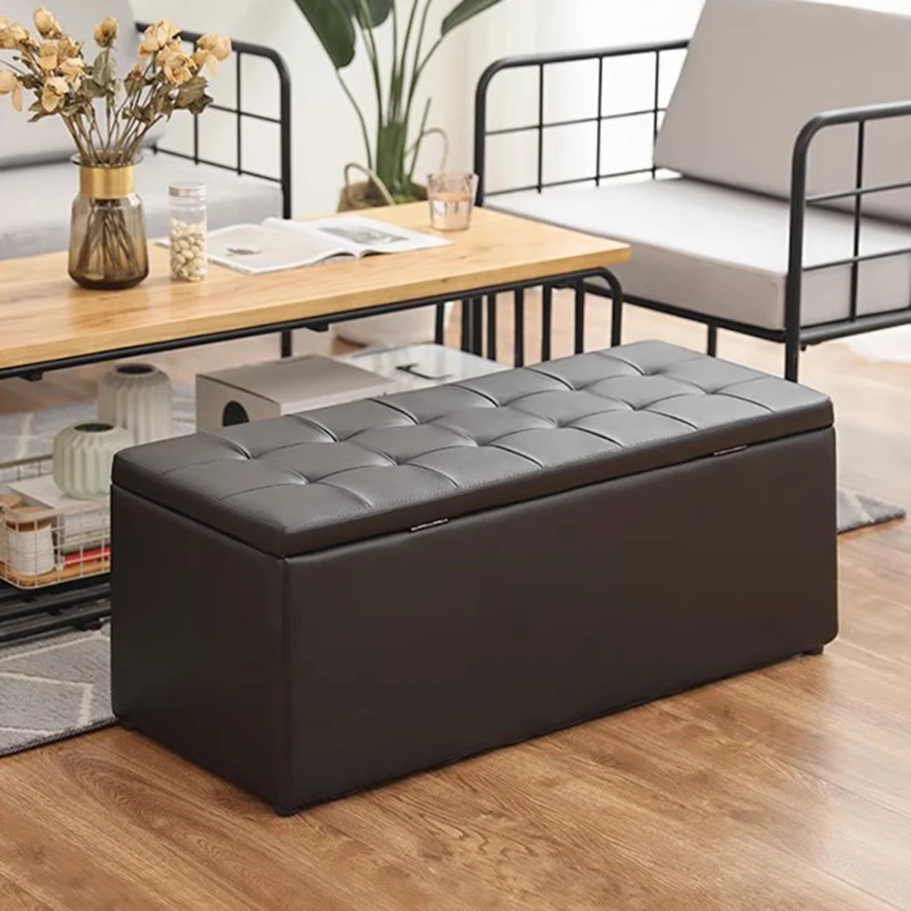 

Черные прямоугольные стулья для педикюра, напольные простые удобные стоячие подставки для ног, стулья для хранения, дизайнерская мебель для салонов и помещений