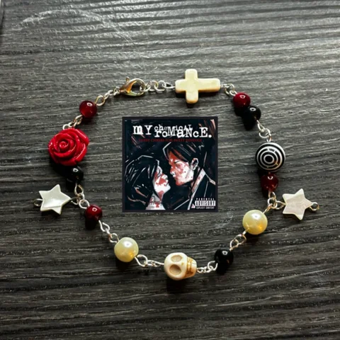 Браслет из бисера "Три войны" My Chemical Romance