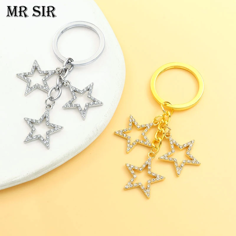 Новинка трендовый брелок для ключей мужчин и женщин с металлическими