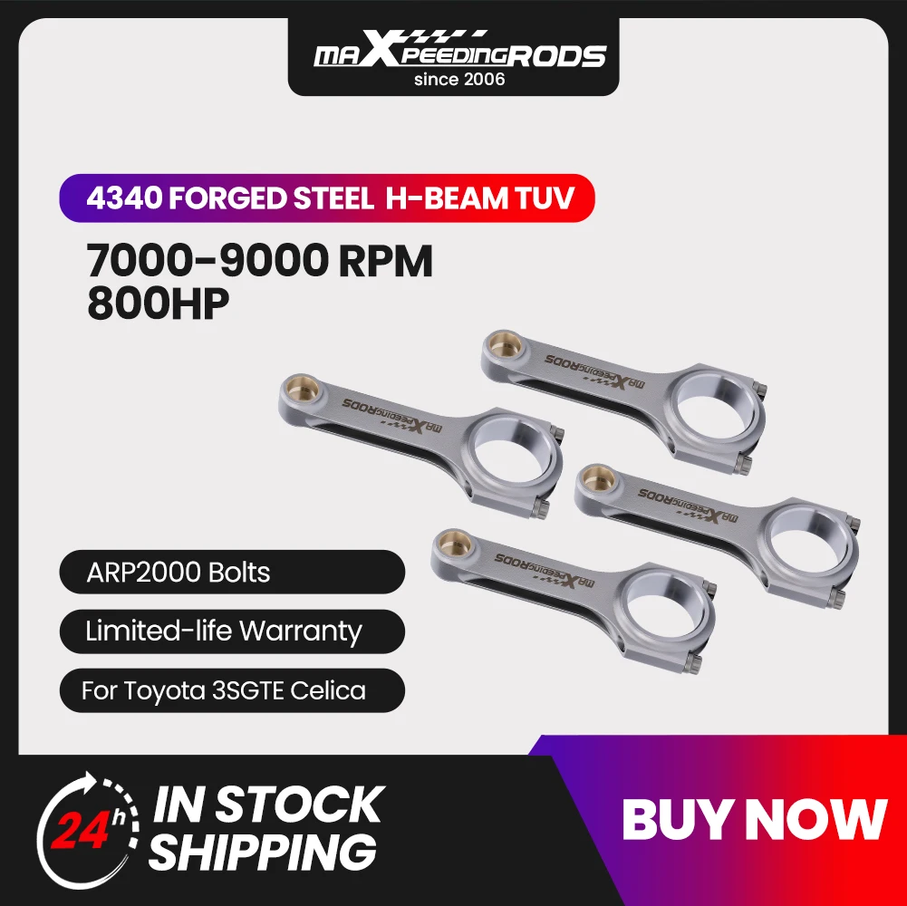 

Шатуны H-образного профиля + болты ARP2000 для Toyota Celica 2.0L 3SGTE 3S-GTE MR2