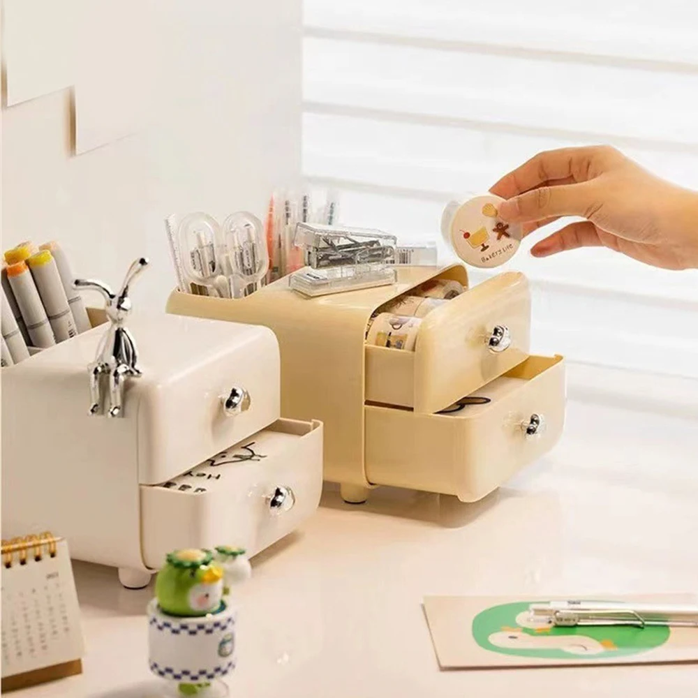 

Настольный ящик для хранения, многоцветный, на выбор, практичные товары для дома, органайзер для хранения, портативный, прочный