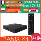 ТВ-приставка Tanix X4, Android 11,0, Amlogic S905X4, 4 + 3264 ГБ