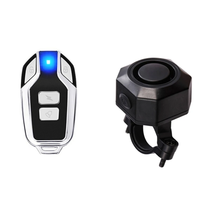 

Wireless Waterproof Bike Vibration Alarm USB Charging Remote Control Motorcycle Electric Bicycle Security Burglar Alarm