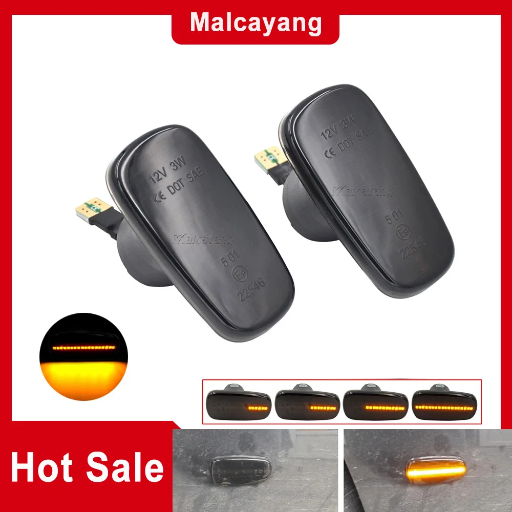 

High Quality Dynamic Amber LED Side Marker Light For Toyota Prius Kluger Wish RAV4 Altezza Crown Land Cruiser Isis Lexus