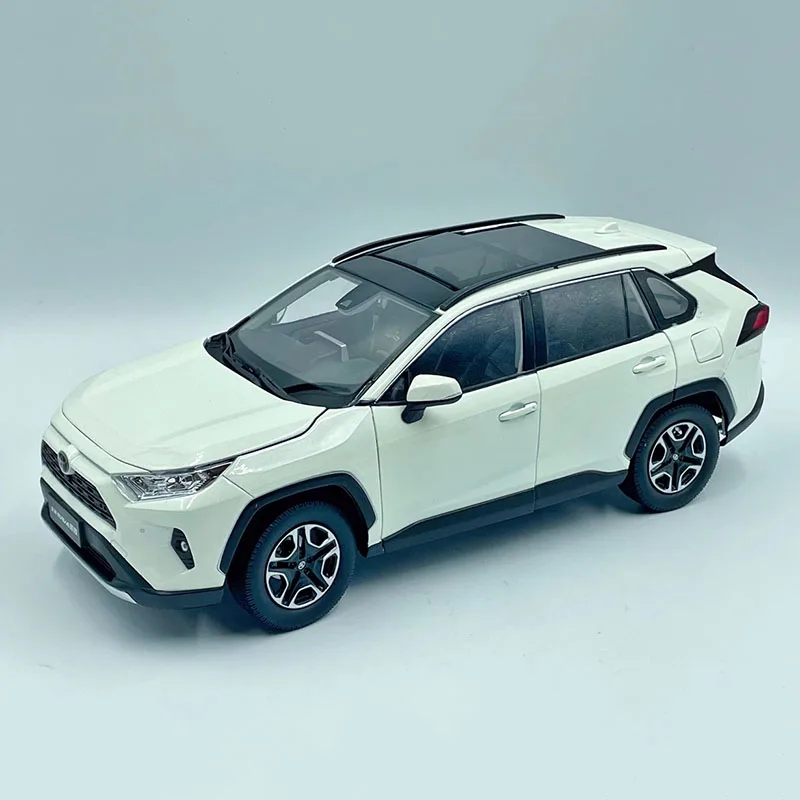 

Литый под давлением сплав масштаб 1:18 RAV4 Роскошная фотография Милан Kaki для взрослых Классическая коллекция дисплей орнамент подарок сувенир