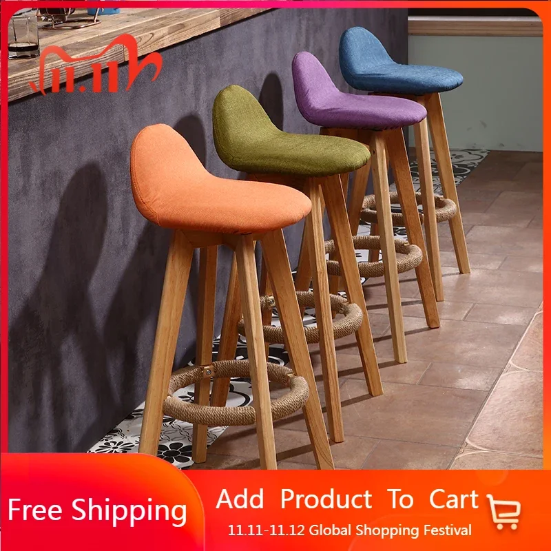 

Высокий стул для ресторана, кухни, бара, роскошные эргономичные дизайнерские стулья для бара, маникюрные стулья, минималисты, кухонная мебель HY