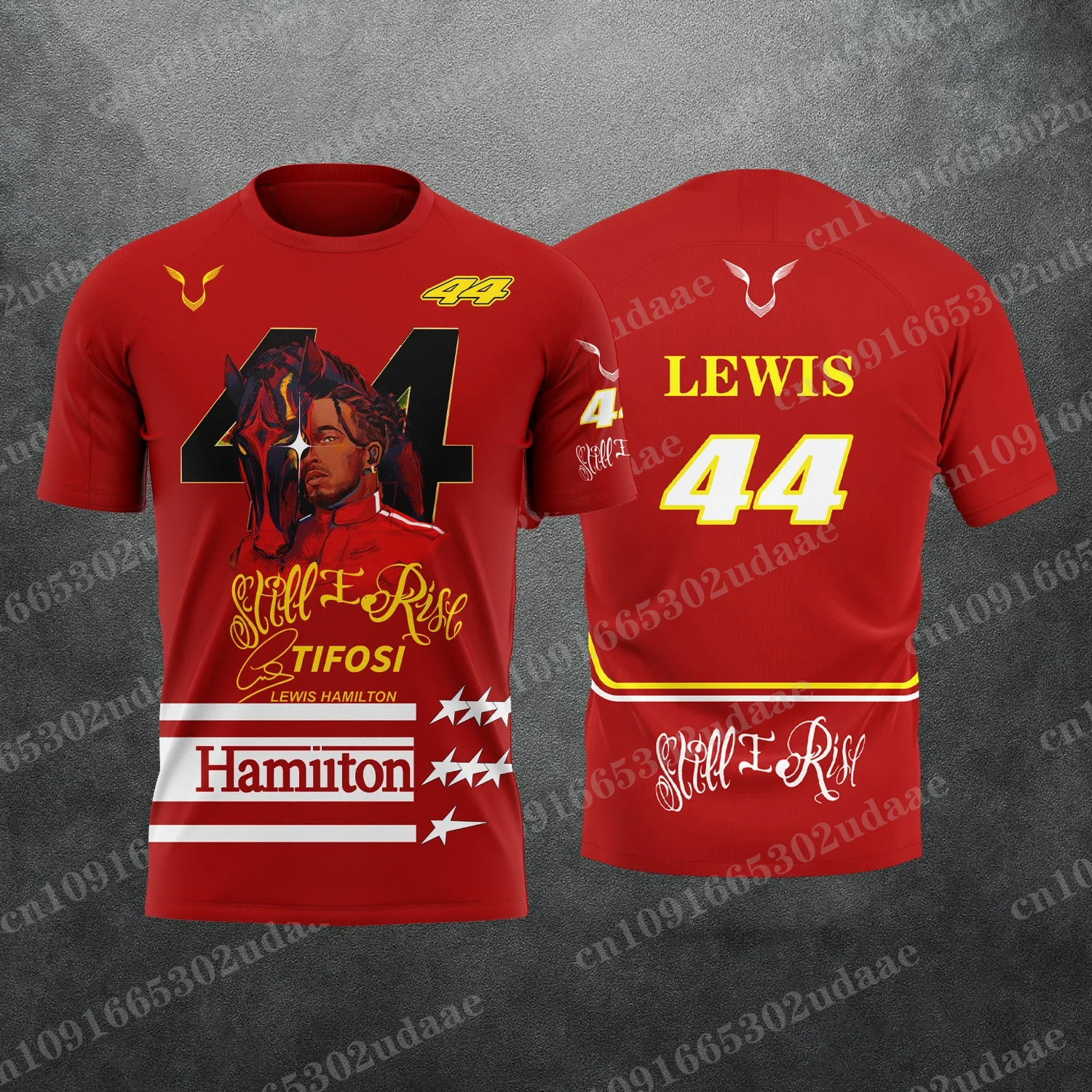 Фото 2026 Новые гоночные шины №. Футболка с 3D-принтом Rider Lewis Hamilton Fan для мужчин и женщин, летняя повседневная футболка с короткими рукавами, 44 размера №2