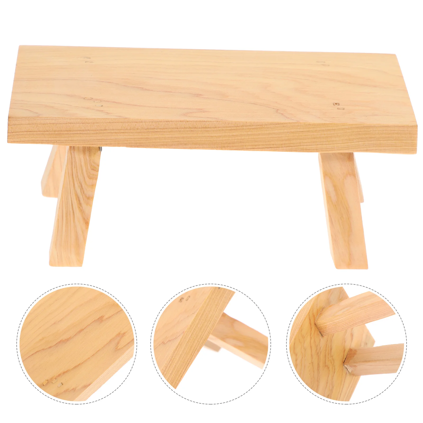 

Stool Wooden Wood Display Standbase Riserstools Mini Step Miniature Holder Shelf Potted Bonsai Flowerpotrustic Pot Flower Garden
