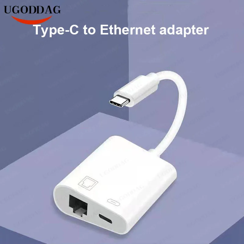 Tipo C a 10/100mpbs Ethernet Lan Network RJ45 adattatore USB C per MacBook Samsung S8 Huawei P30 Dock xiaomi TV PD HUB di ricarica