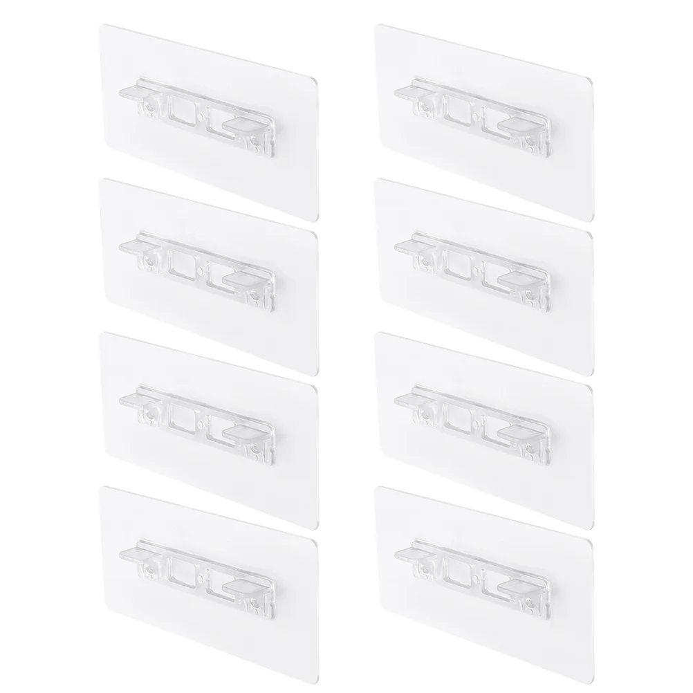 

8pcs Shelf Support Peg Punch Free Cabinet Book Shelves Pegs Clear Shelf Pegs