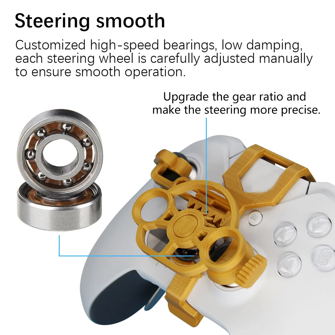 Игровой мини-контроллер рулевого управления для X S Elite аксессуары с 3D принтом