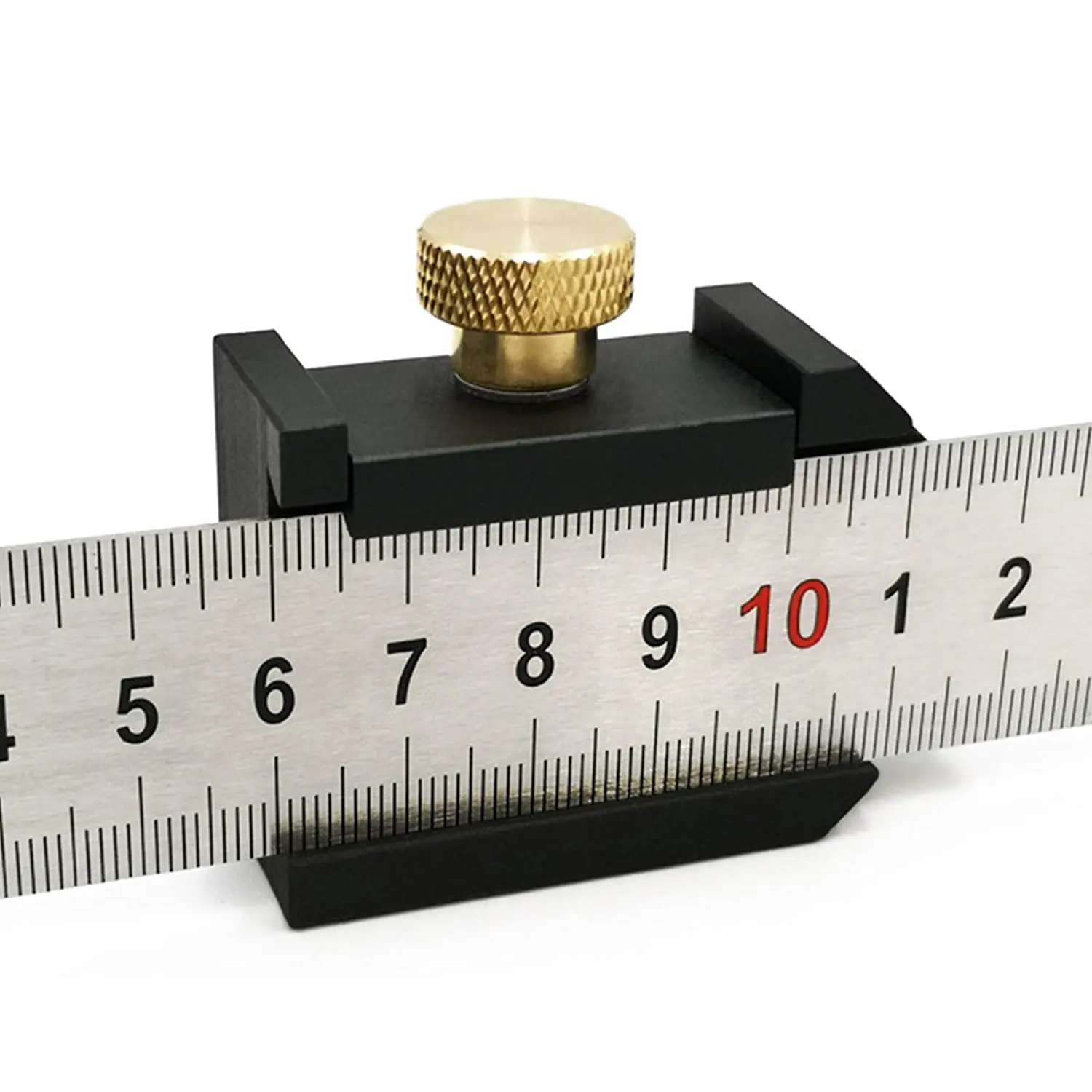 Стальная Линейка Makle С Позиционирующим Блоком Манометр Инструмент Для Измерения