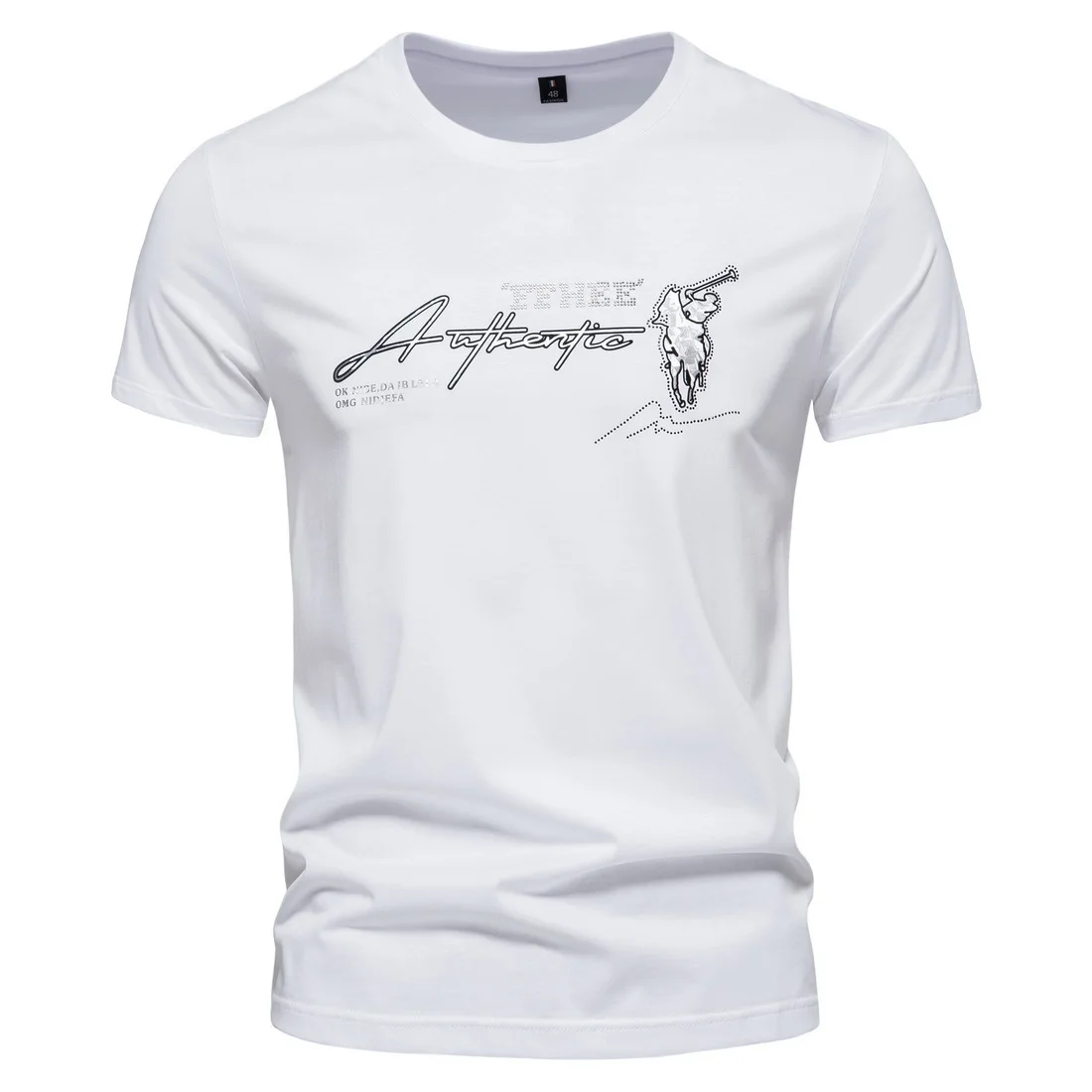 

Новый стиль, короткая футболка, Мужская хлопковая футболка, Мужская футболка